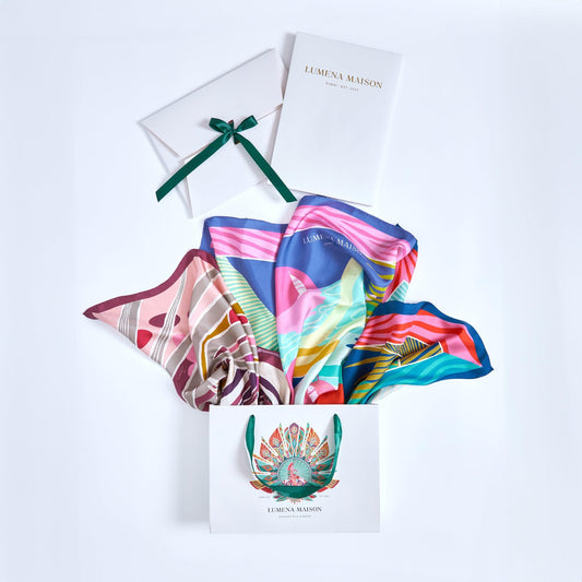 7 reasons why Lumena Maison silk scarves make the perfect present - Lumena Maison