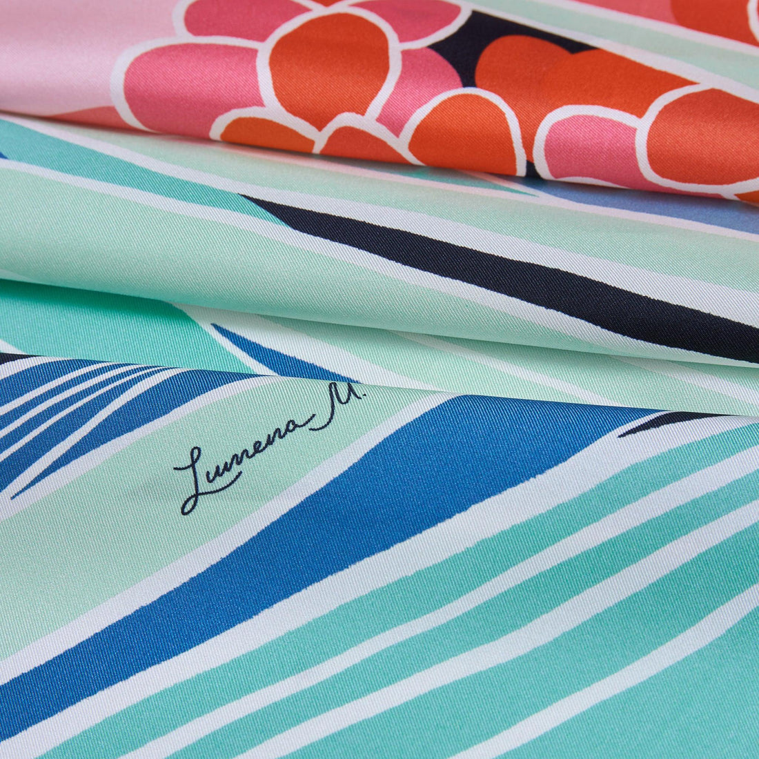 The Palm / Pocket square 35 - Lumena Maison