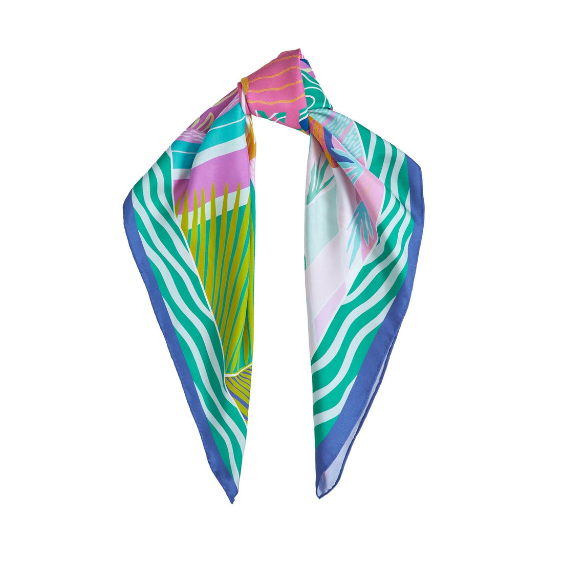 Dreaming under the Dubai sun (Candy) / Silk scarf - Lumena Maison