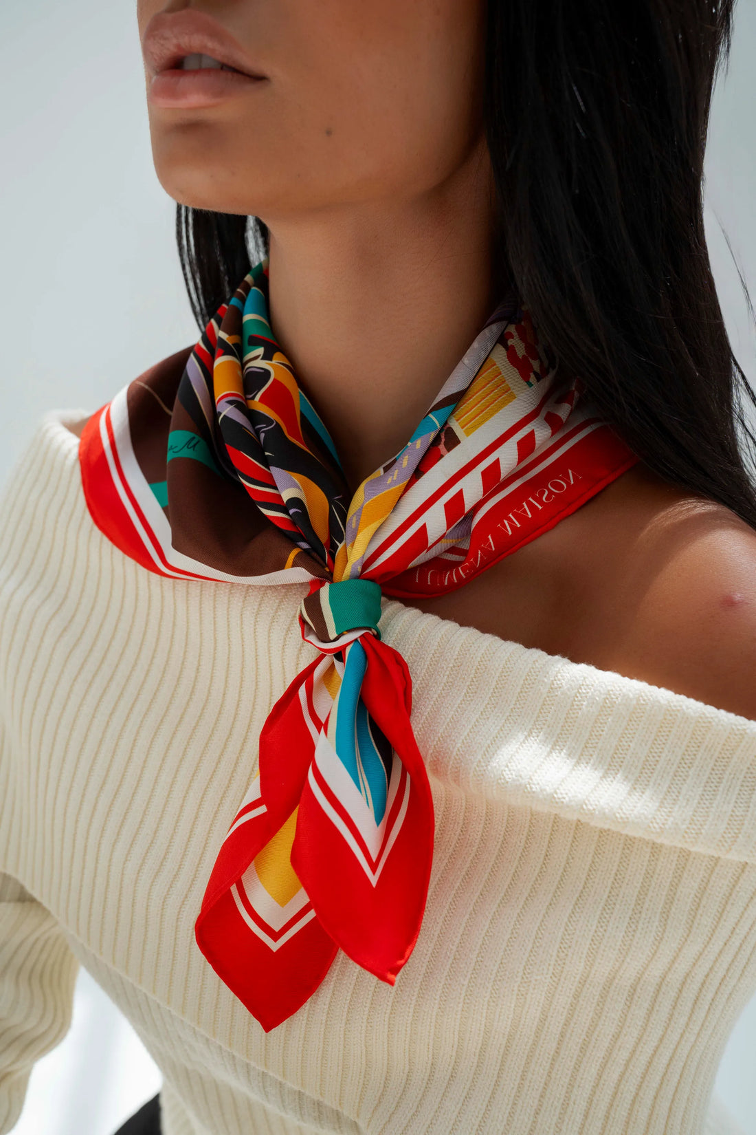 Formula 1 Abu Dhabi (Red) / Silk scarf