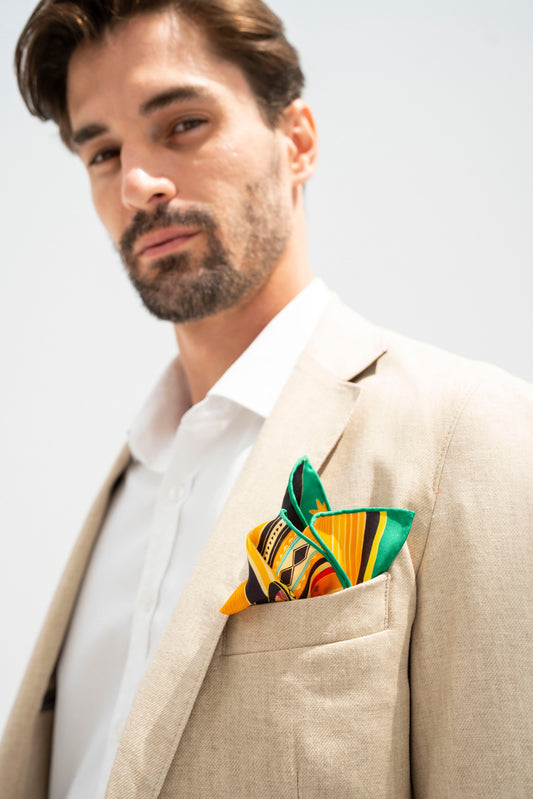 Sisterhood (Yellow) / Pocket Square 35