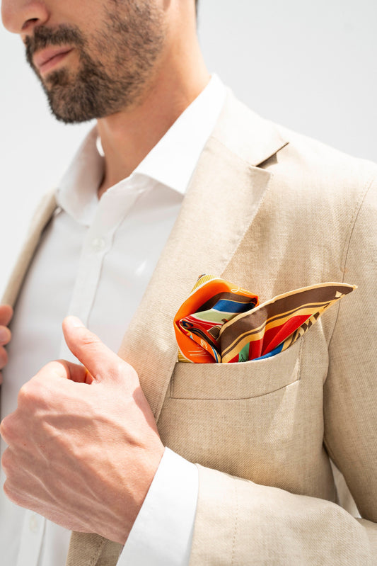 Formula 1 Abu Dhabi (Brown) / Pocket Square 35