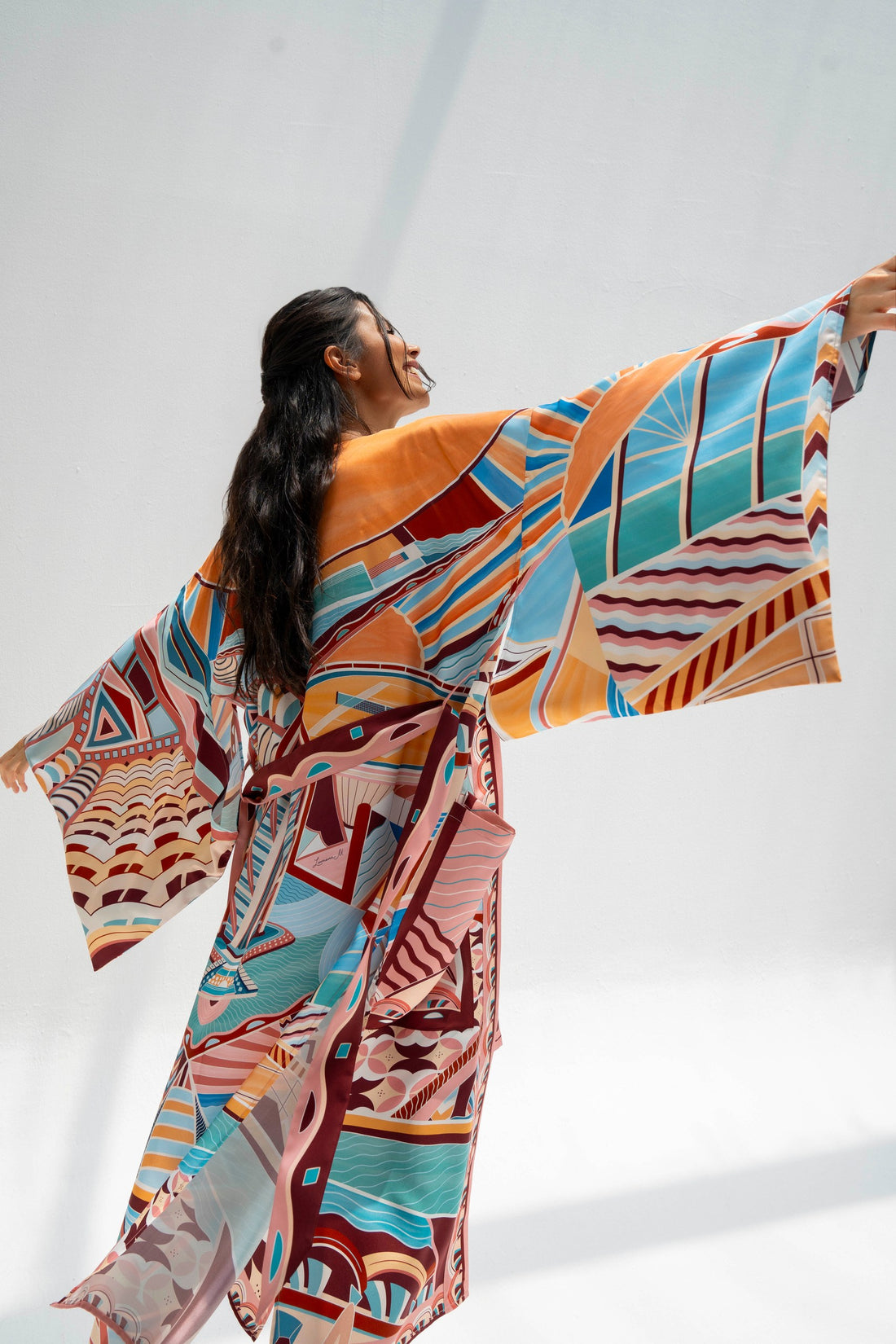The Tribute to Burj Al Arab ( Blush Rose Pink)/ Kimono