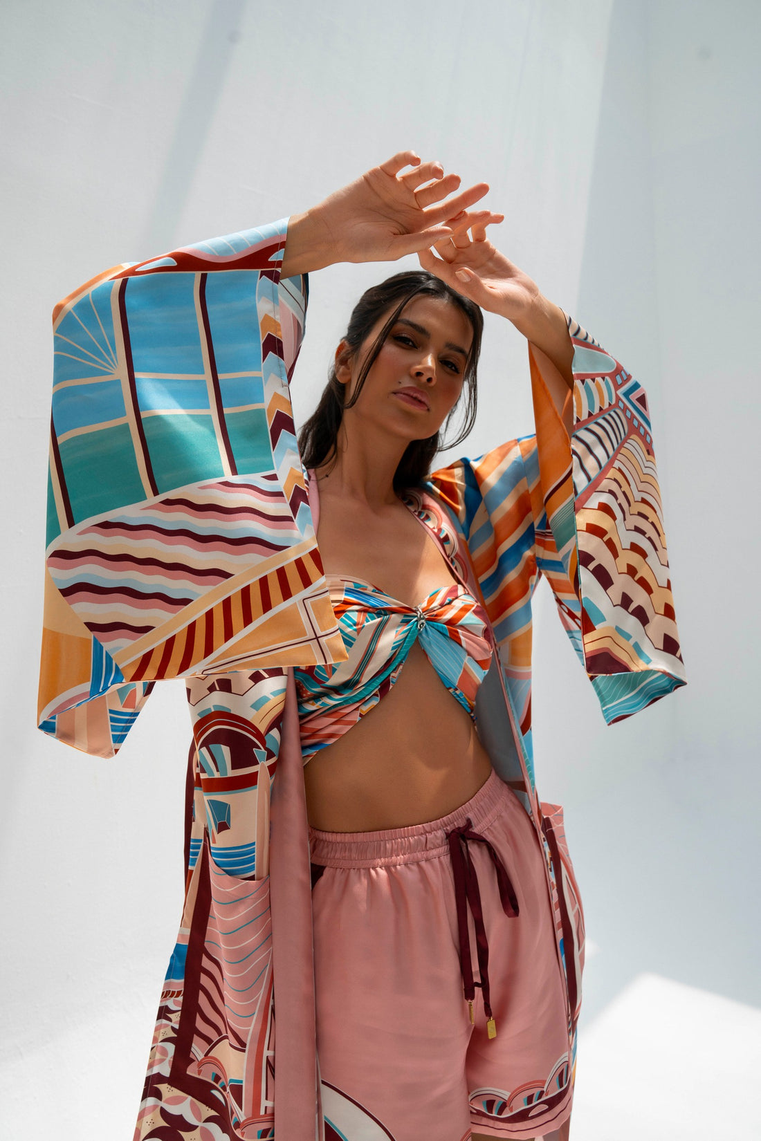 The Tribute to Burj Al Arab ( Blush Rose Pink)/ Kimono