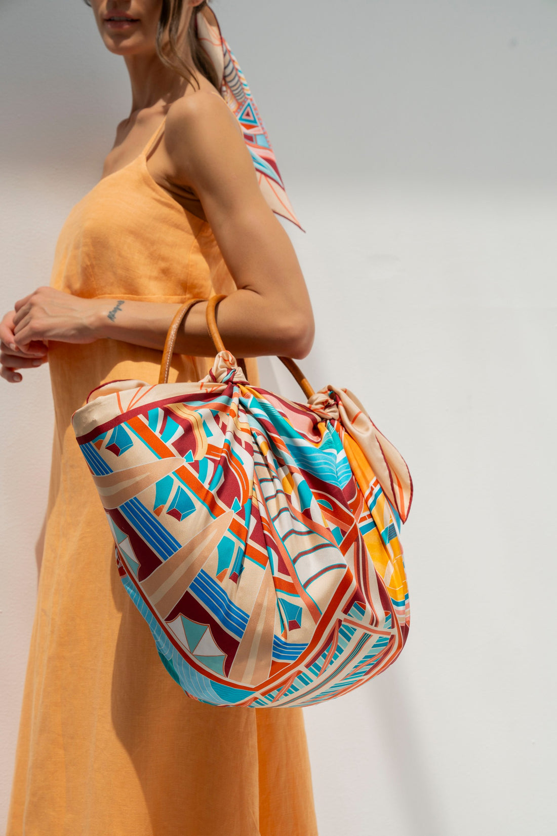 The Tribute to Burj Al Arab ( Blush Rose Pink) / Silk Scarf