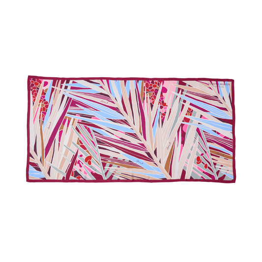 The Palm (Burgundy) / Pareo - Lumena Maison