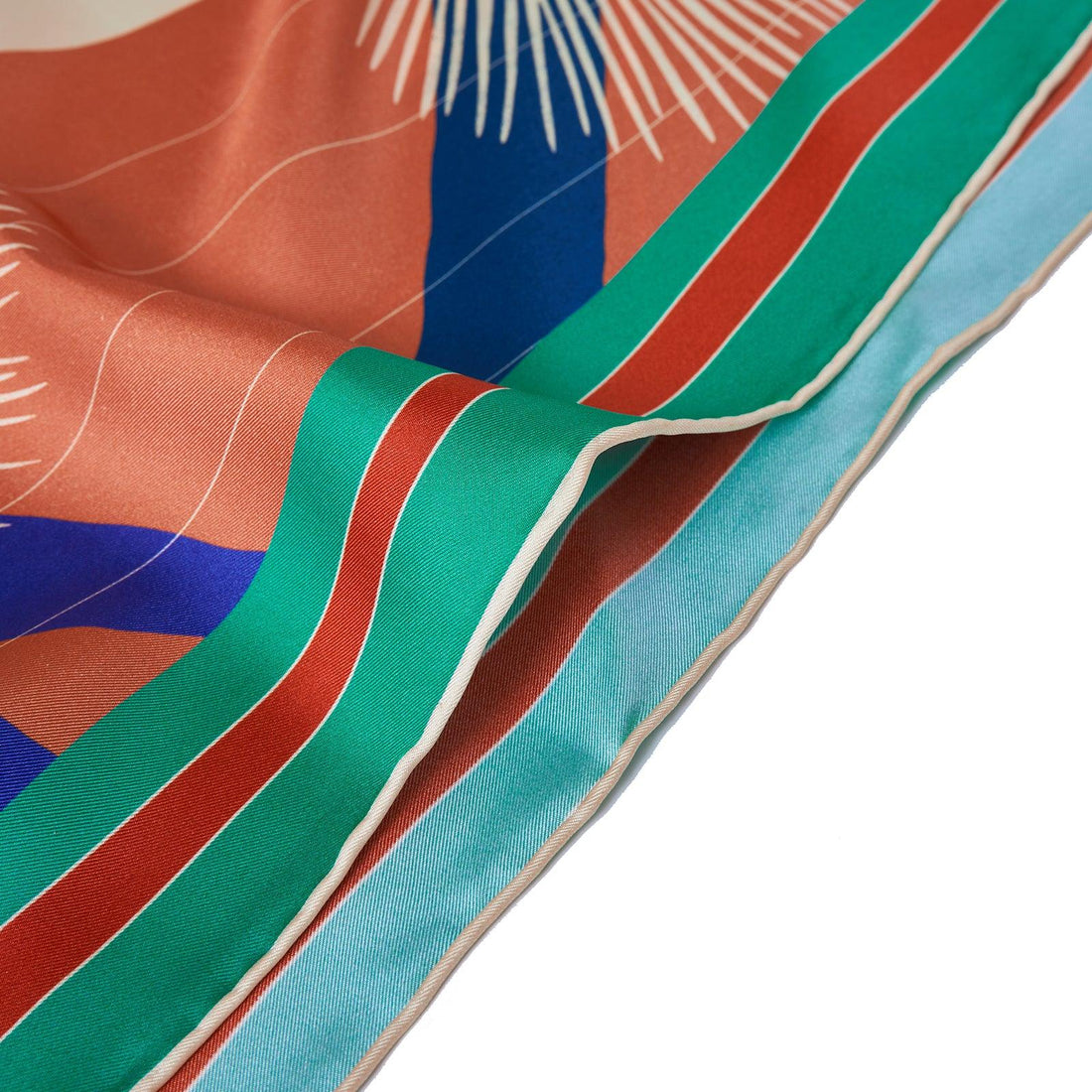 The Dubai Kite beach (Brick Orange) / Pocket square 35 - Lumena Maison