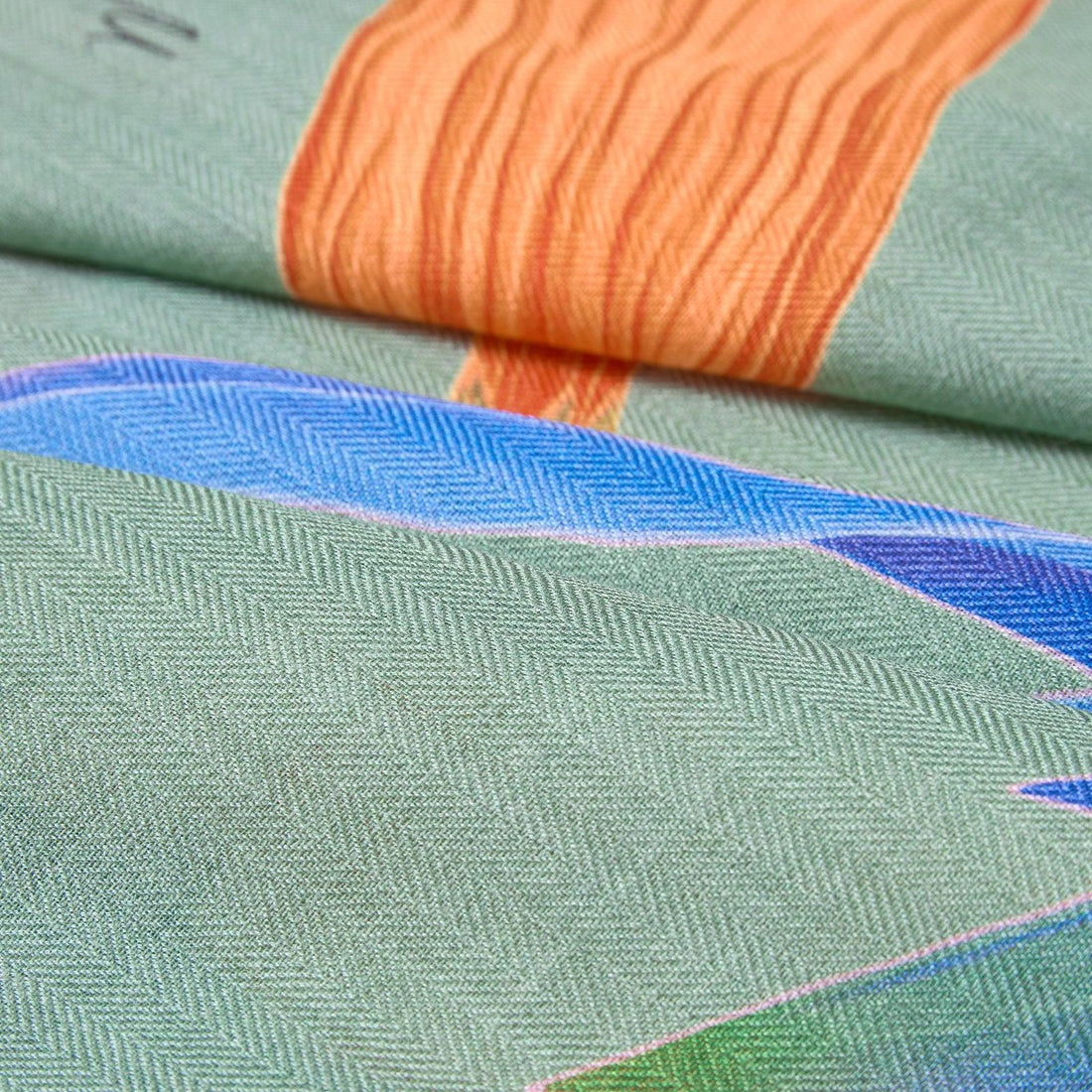 UAE Botanicals (Sage Green) / Shawl - Lumena Maison