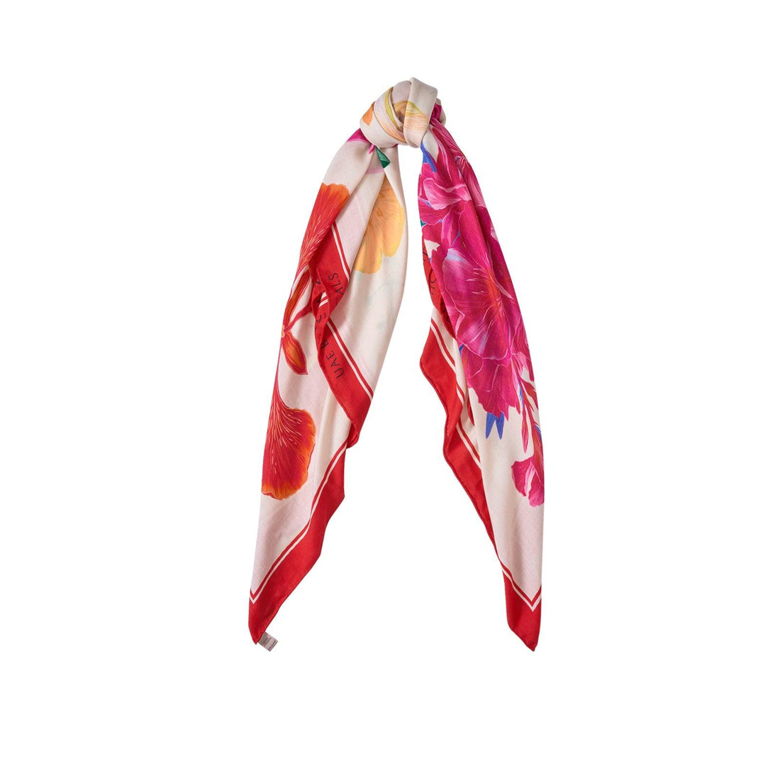 UAE Botanicals (Milky White) / Shawl - Lumena Maison