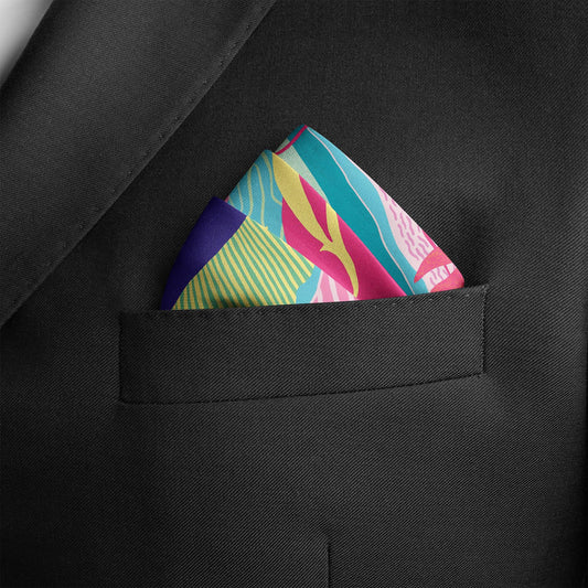 Dreaming under the Dubai sun (Candy) / Pocket square 35 - Lumena Maison