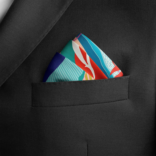 Dreaming under the Dubai sun / Pocket square 35 - Lumena Maison