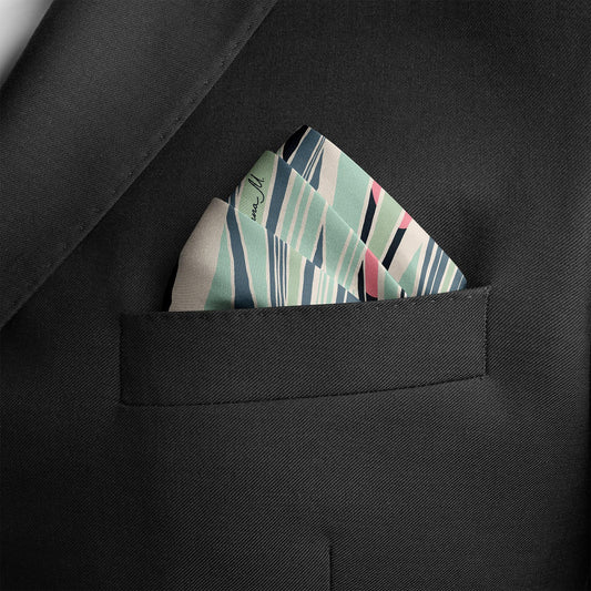 The Palm / Pocket square 35 - Lumena Maison