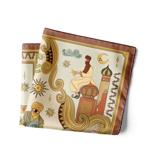 Arabian Nights (Gold)/ Pocket square 35