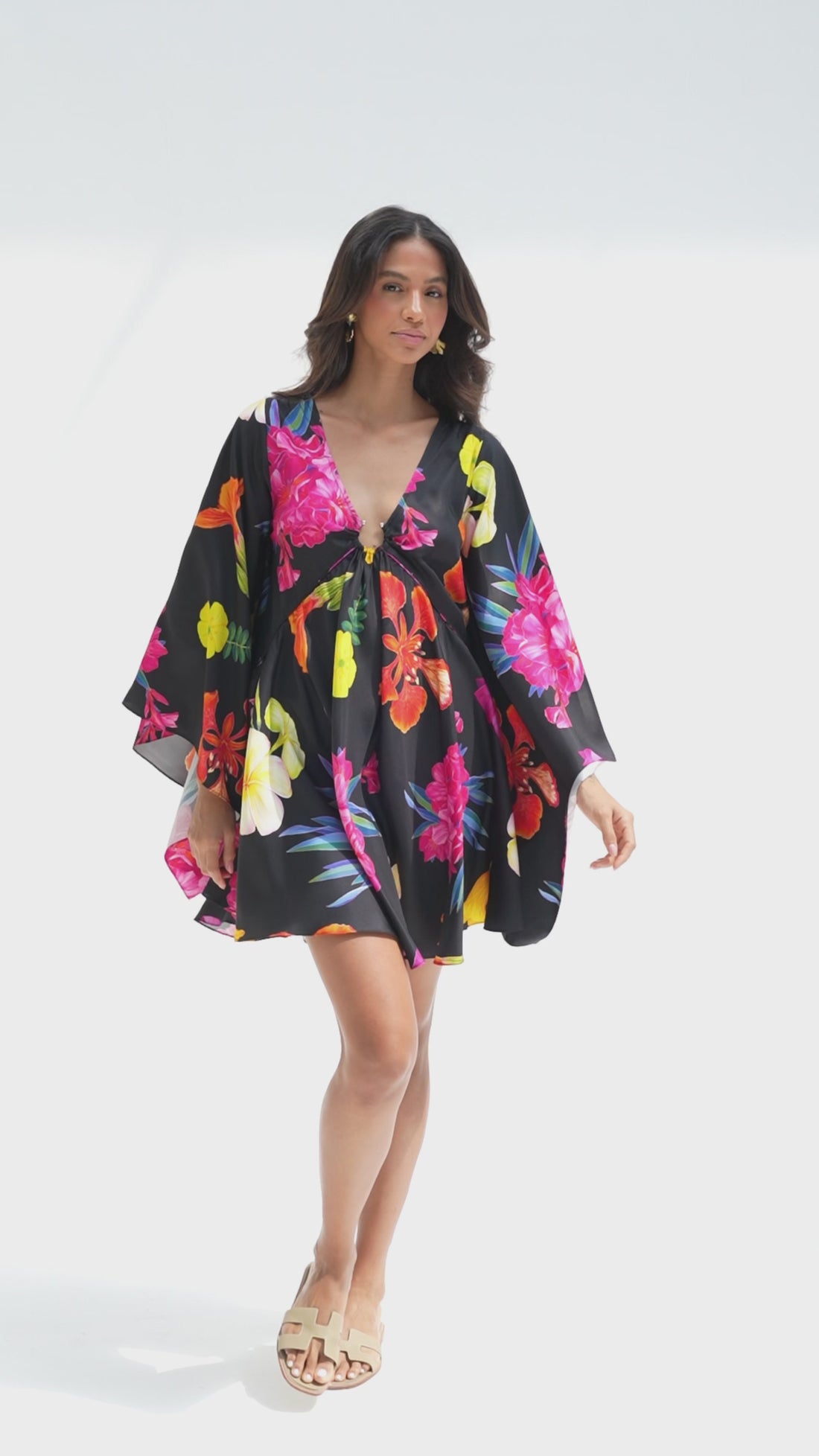 UAE Botanicals (Black) / Butterfly dress