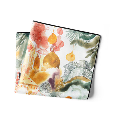The Mystery of The Emirati Royal Gardens (Majestic Yellow) / Pocket square 35