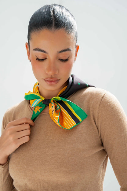 Sisterhood (Yellow) / Silk scarf