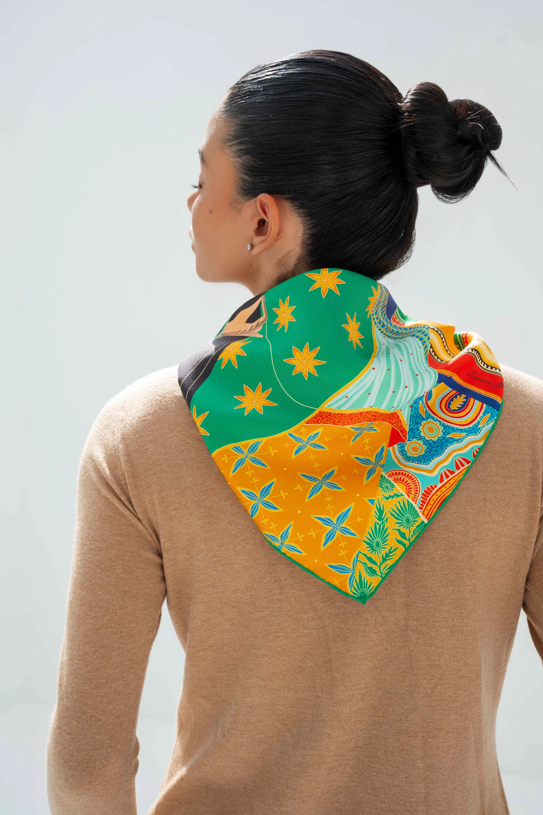 Sisterhood (Yellow) / Silk scarf