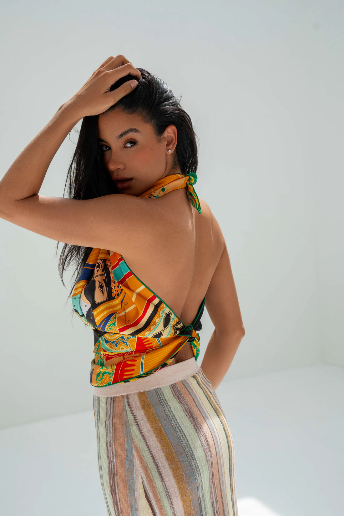 Sisterhood (Yellow) / Silk scarf