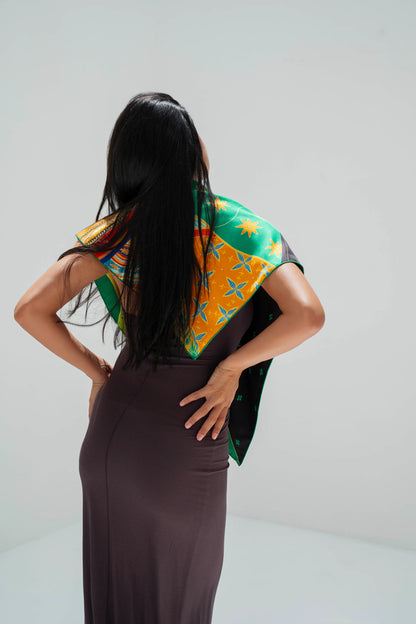 Sisterhood (Yellow) / Silk scarf