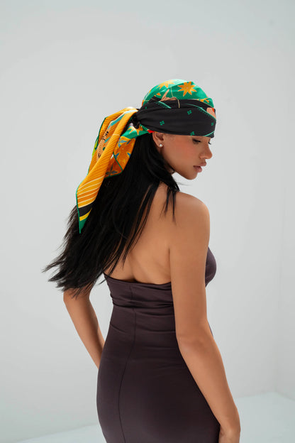 Sisterhood (Yellow) / Silk scarf