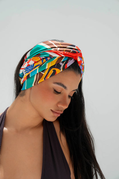 Formula 1 Abu Dhabi (Red) / Silk scarf