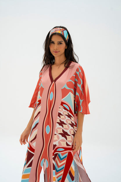 The Tribute to Burj Al Arab ( Blush Rose Pink)/ Kaftan Dress