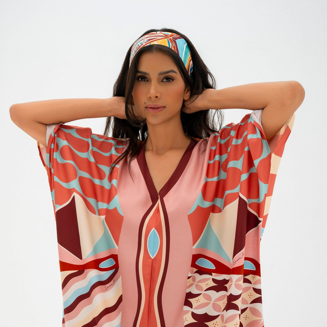 The Tribute to Burj Al Arab ( Blush Rose Pink)/ Silk twilly scarf