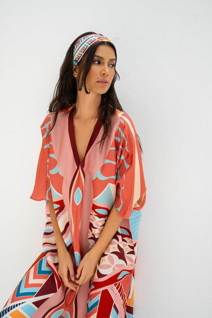 The Tribute to Burj Al Arab ( Blush Rose Pink)/ Kaftan Dress