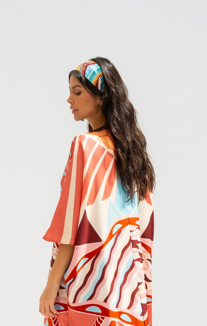 The Tribute to Burj Al Arab ( Blush Rose Pink)/ Silk twilly scarf