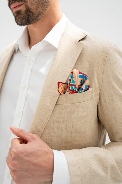 The Tribute to Burj Al Arab ( Blush Rose Pink)/ Pocket square 35