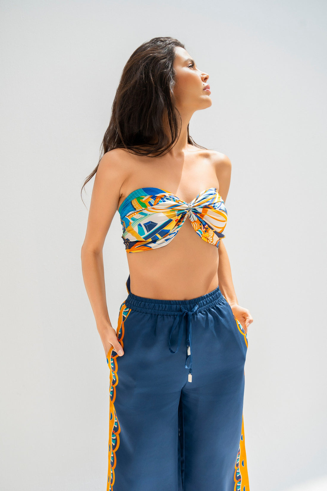 The Tribute to Burj Al Arab/ Silk set with pants