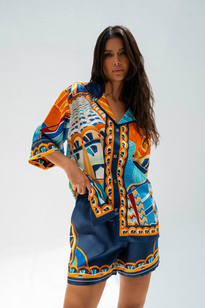 The Tribute to Burj Al Arab/ Silk set with shorts