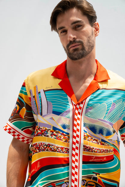 Formula 1 Abu Dhabi (Red) /  Made-to-Measure Silk Sets in Collaboration with Don Fiorito