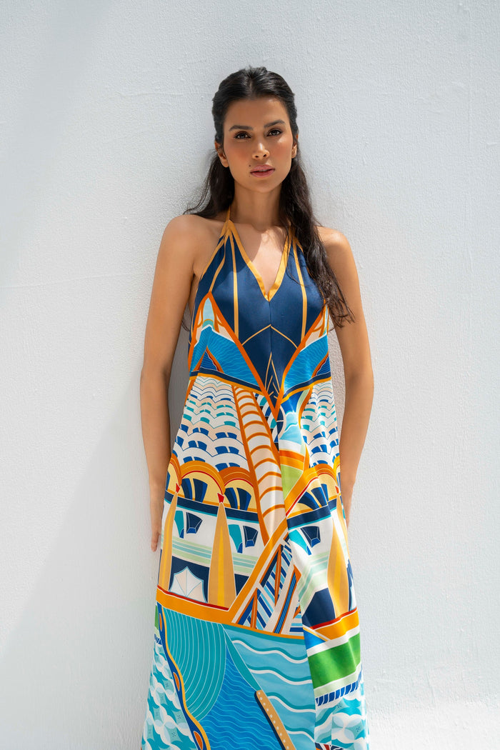 The Tribute to Burj Al Arab/ Silk Dress