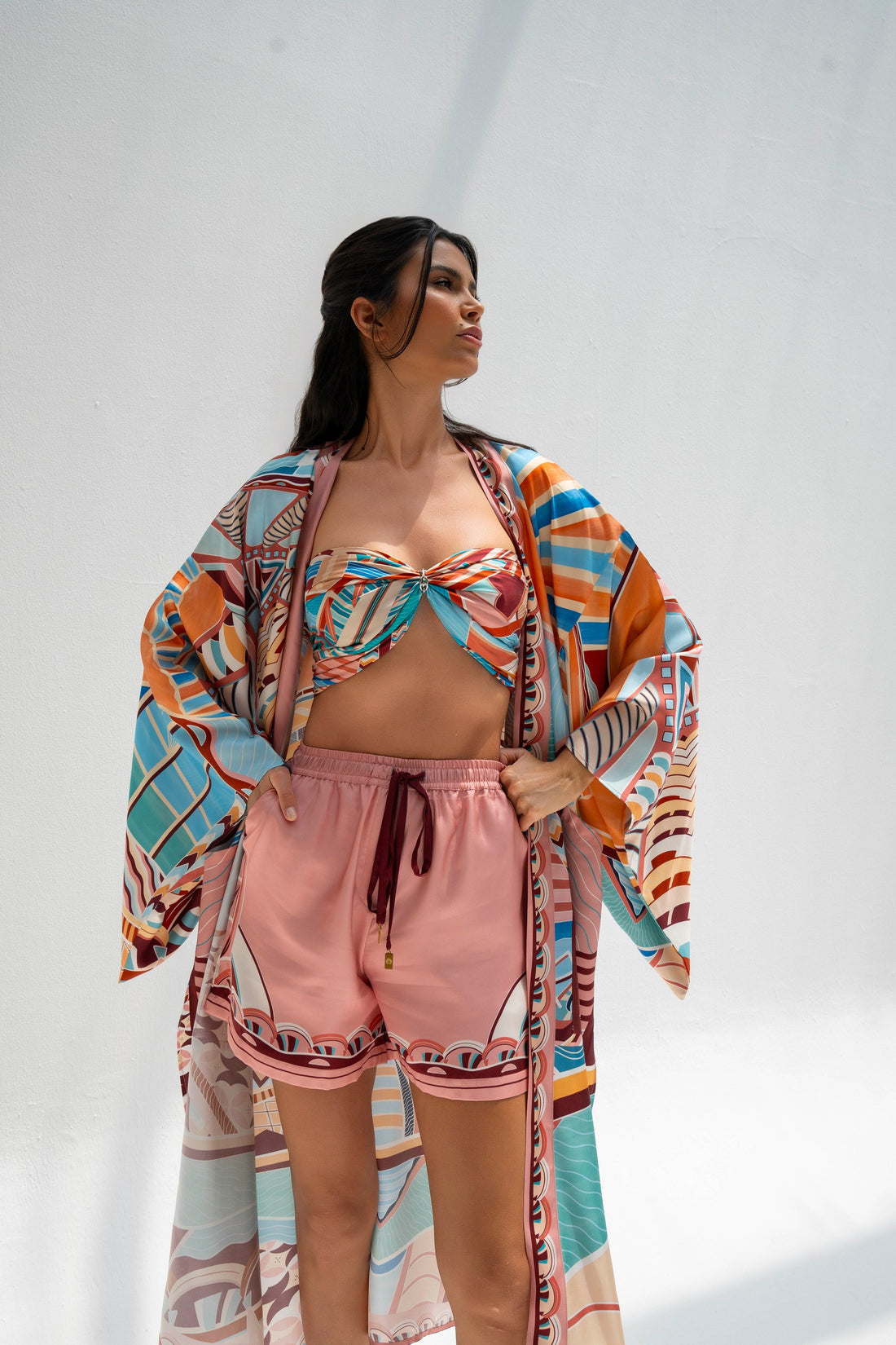The Tribute to Burj Al Arab ( Blush Rose Pink)/ Kimono