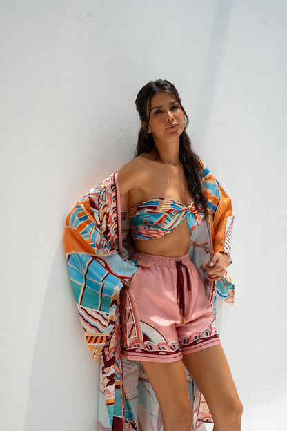 The Tribute to Burj Al Arab ( Blush Rose Pink)/ Kimono