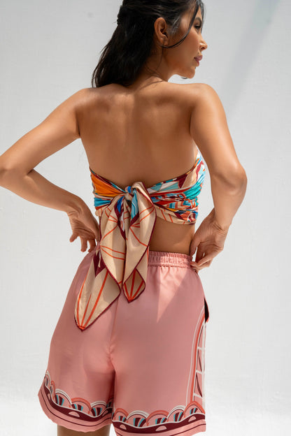 The Tribute to Burj Al Arab ( Blush Rose Pink) / Silk Scarf