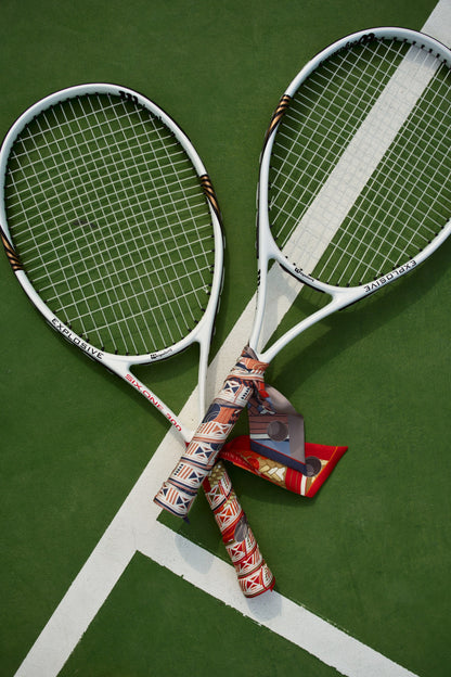 Abu Dhabi Tennis/Silk twilly scarf