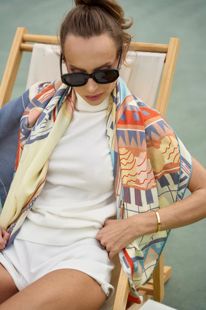 Abu Dhabi Tennis (Blush Pink)/ Shawl