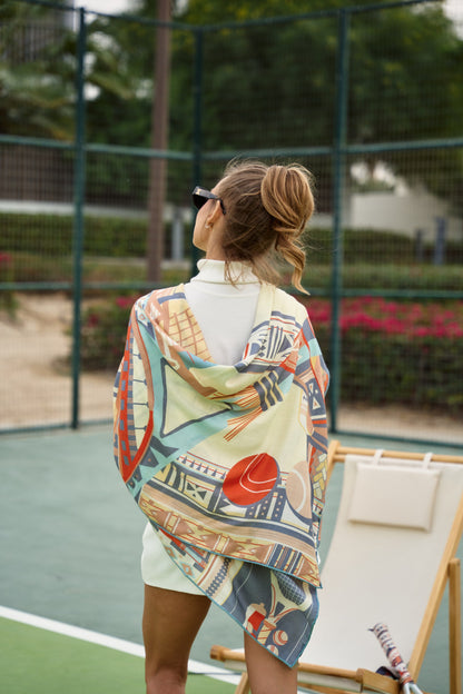 Abu Dhabi Tennis (Blush Pink)/ Shawl