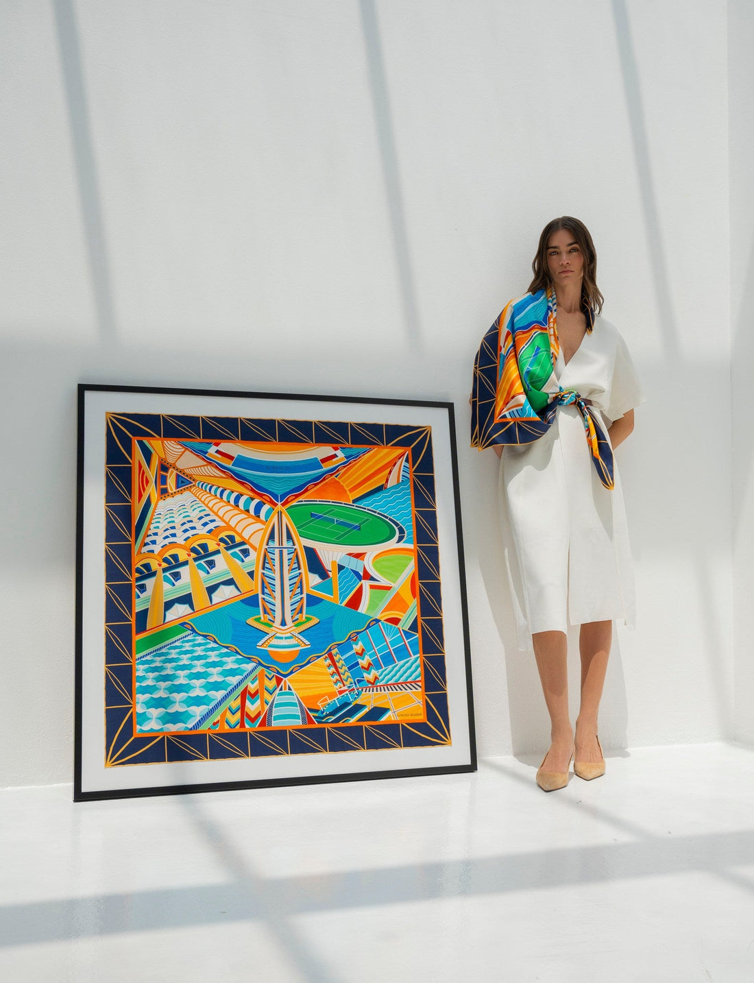 The Tribute to Burj Al Arab/ Silk Scarf