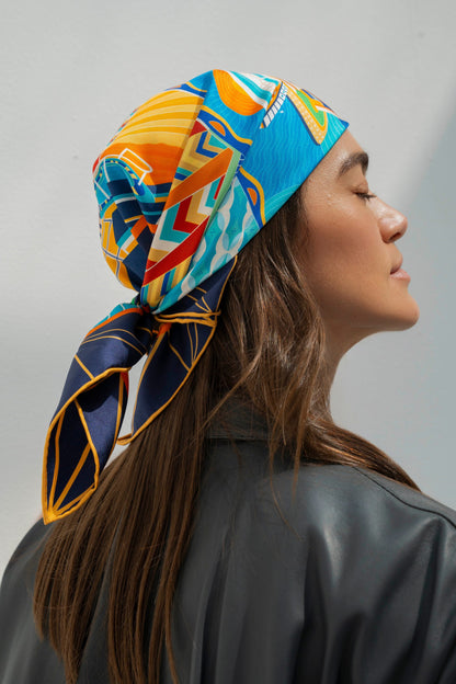 The Tribute to Burj Al Arab/ Silk Scarf