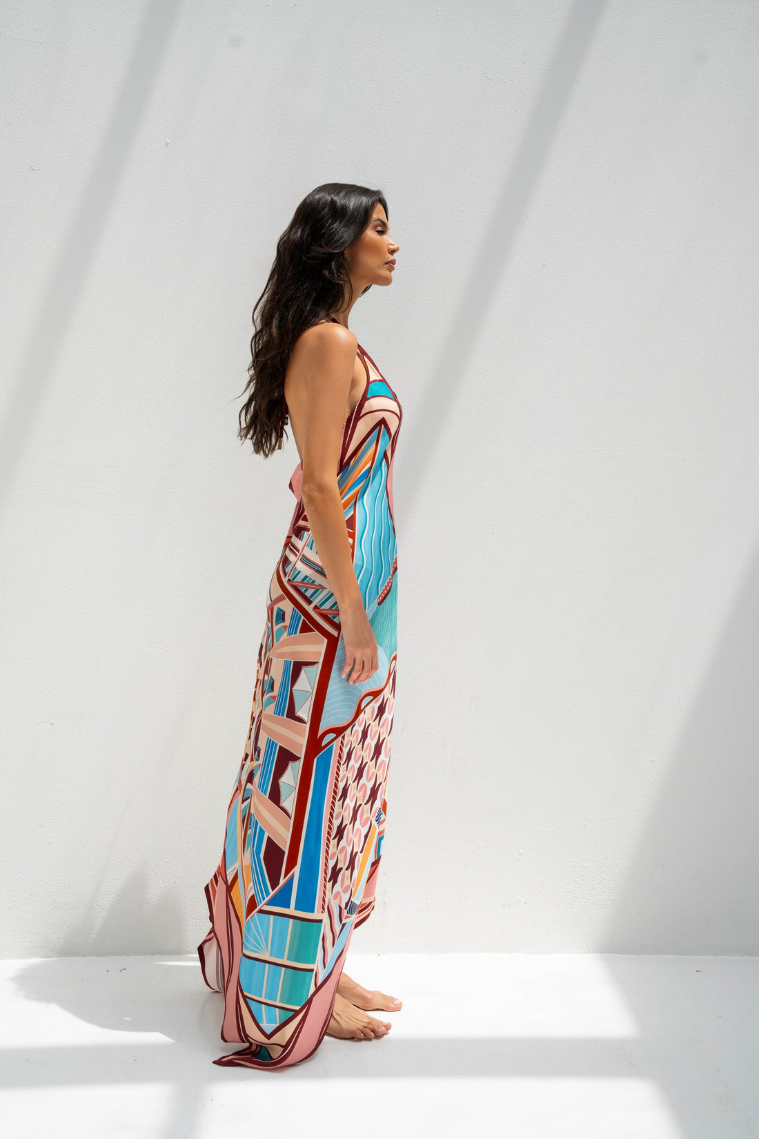 The Tribute to Burj Al Arab ( Blush Rose Pink)/ Silk Dress