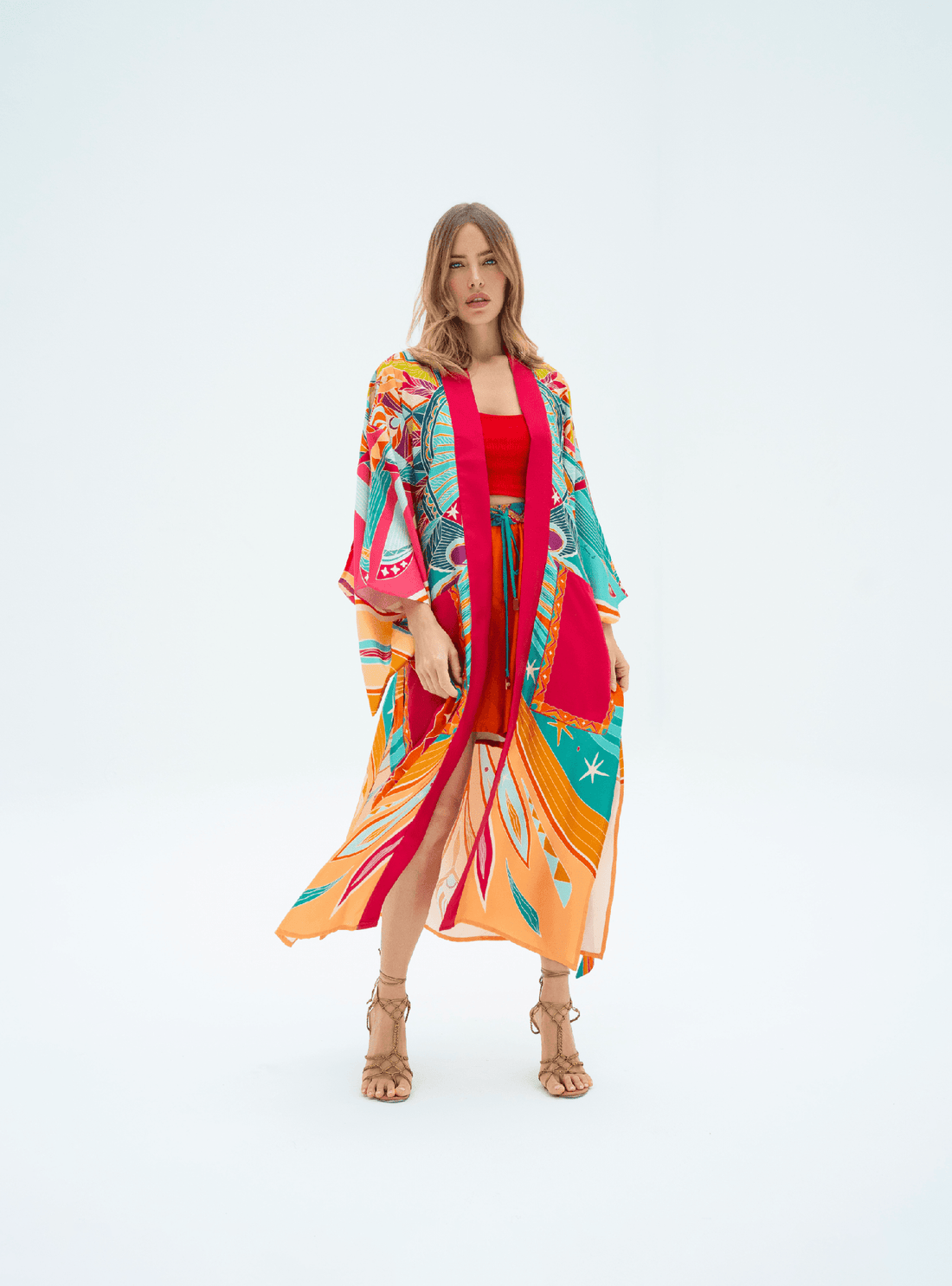 Life "Hayeti" (Pink) / Kimono - Lumena Maison