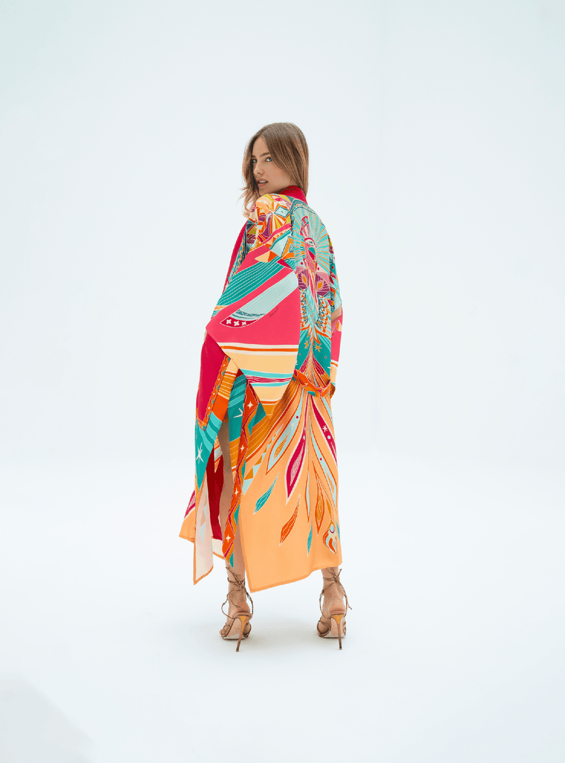 Life "Hayeti" (Pink) / Kimono - Lumena Maison