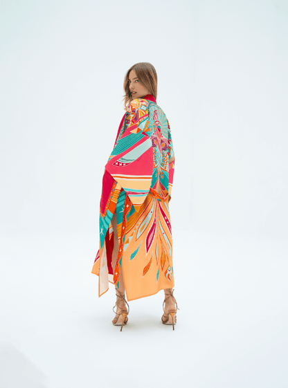 Life "Hayeti" (Pink) / Kimono - Lumena Maison