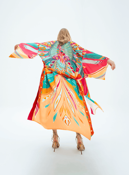 Life "Hayeti" (Pink) / Kimono - Lumena Maison
