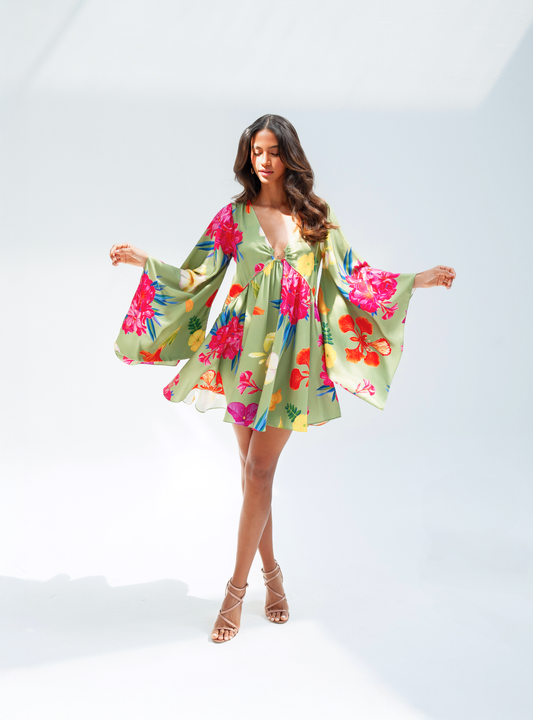 UAE Botanicals (Sage Green) / Butterfly dress