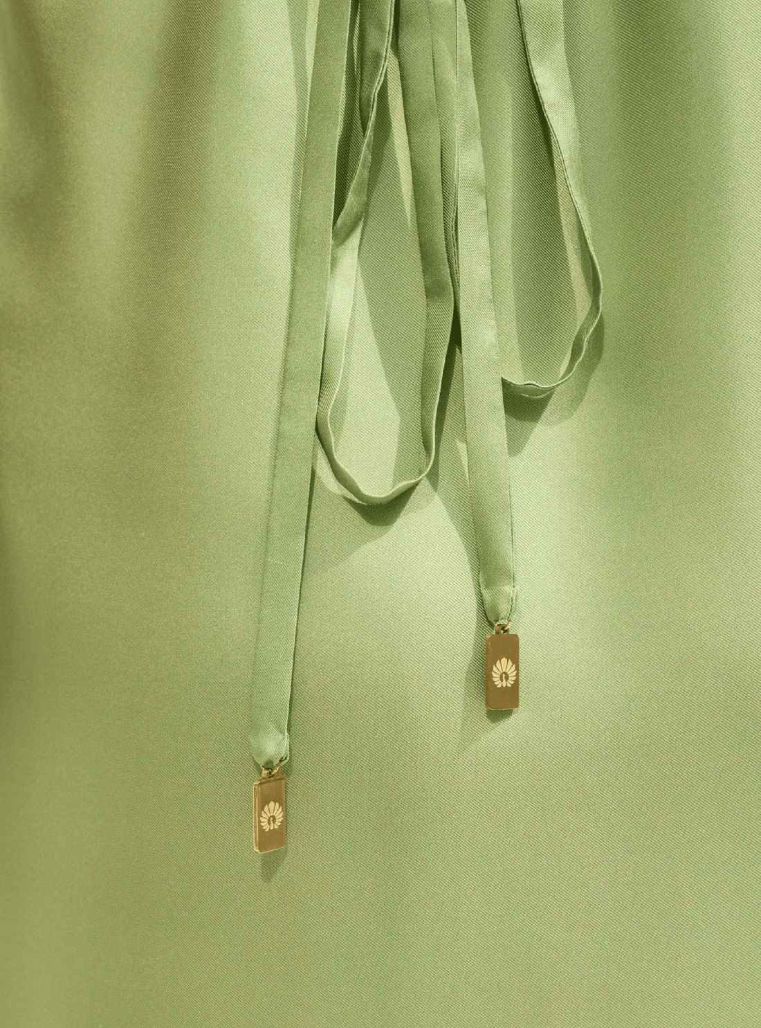 UAE Botanicals (Sage Green) / A-line dress - Lumena Maison