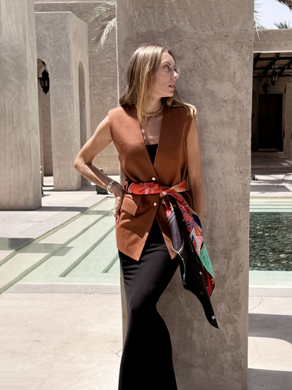 Sisterhood (Red) / Silk scarf